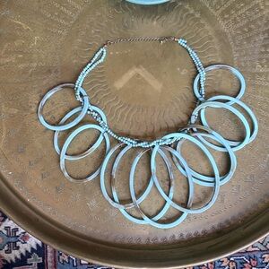 Anthropologie Turquoise Looking Necklace
